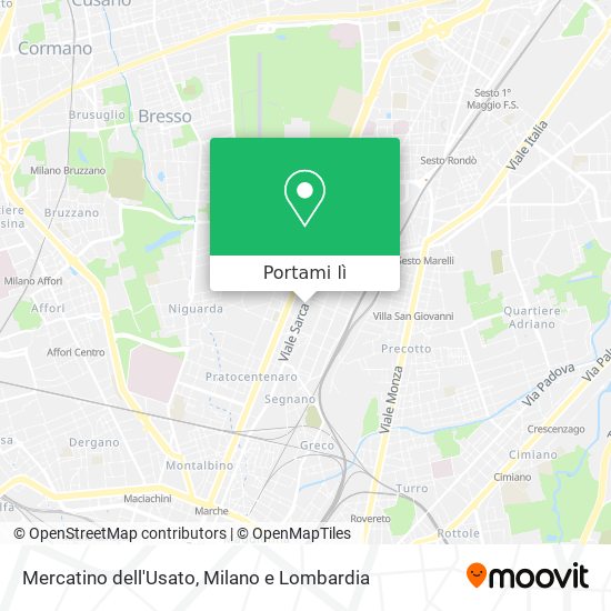 Mappa Mercatino dell'Usato