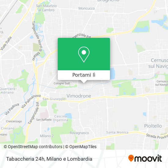 Mappa Tabaccheria 24h