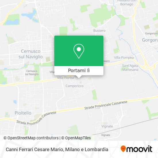 Mappa Canni Ferrari Cesare Mario