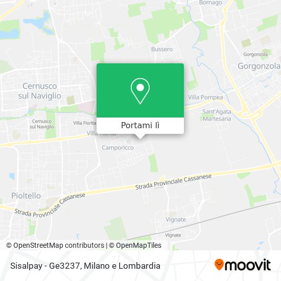 Mappa Sisalpay - Ge3237