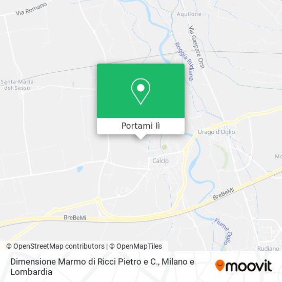 Mappa Dimensione Marmo di Ricci Pietro e C.