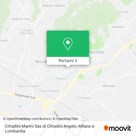Mappa Cittadini Marmi Sas di Cittadini Angelo
