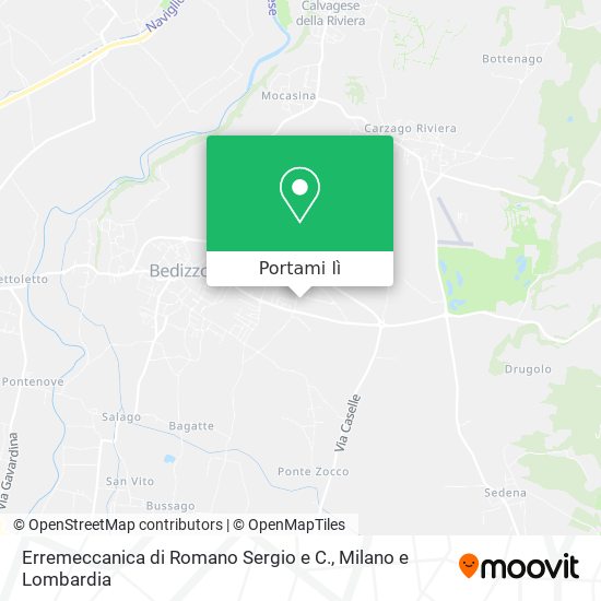 Mappa Erremeccanica di Romano Sergio e C.