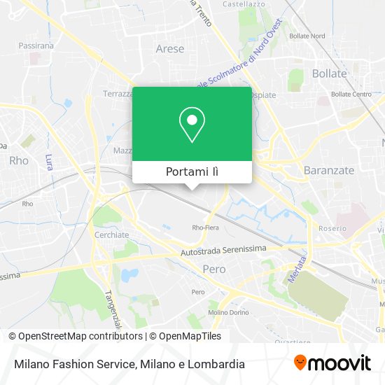 Mappa Milano Fashion Service