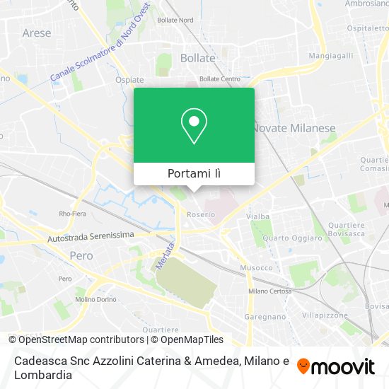 Mappa Cadeasca Snc Azzolini Caterina & Amedea