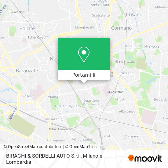 Mappa BIRAGHI & SORDELLI AUTO S.r.l.