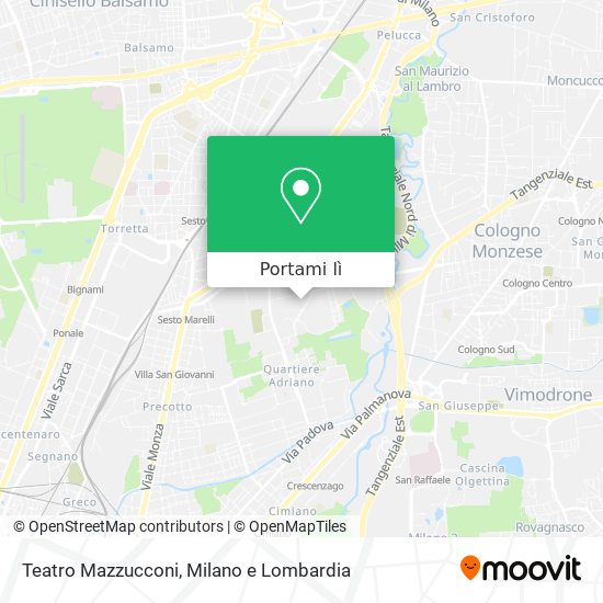 Mappa Teatro Mazzucconi