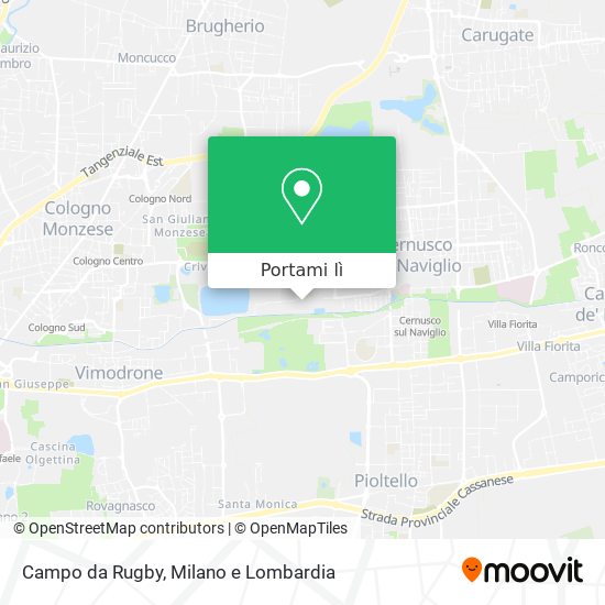 Mappa Campo da Rugby