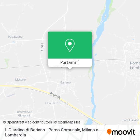 Mappa Il Giardino di Bariano - Parco Comunale