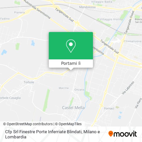 Mappa Cfp Srl Finestre Porte Inferriate Blindati