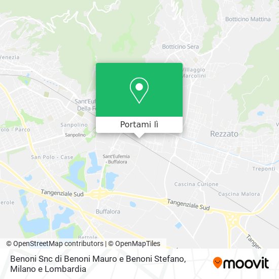 Mappa Benoni Snc di Benoni Mauro e Benoni Stefano
