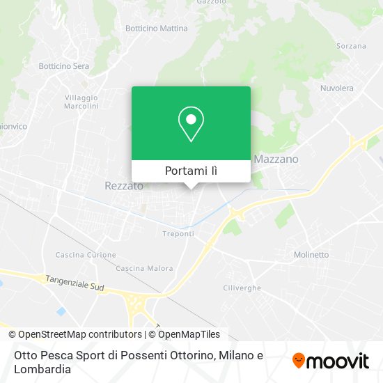Mappa Otto Pesca Sport di Possenti Ottorino