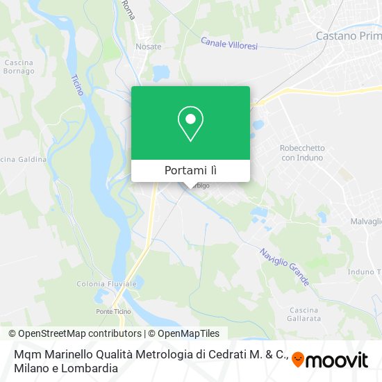 Mappa Mqm Marinello Qualità Metrologia di Cedrati M. & C.