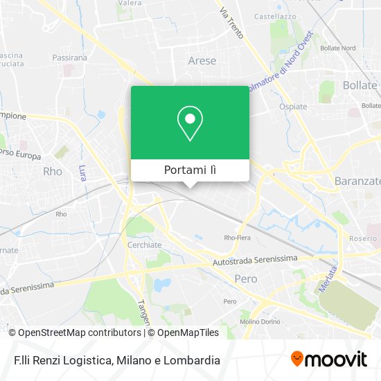 Mappa F.lli Renzi Logistica
