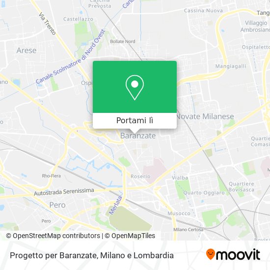 Mappa Progetto per Baranzate