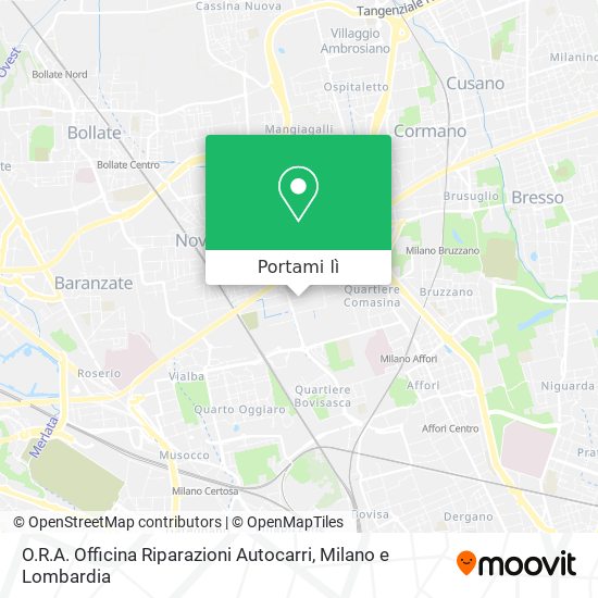 Mappa O.R.A. Officina Riparazioni Autocarri