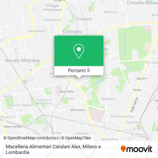 Mappa Macelleria Alimentari Catalani Alex