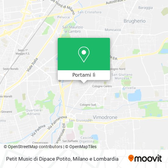 Mappa Petit Music di Dipace Potito