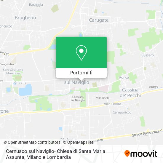 Mappa Cernusco sul Naviglio- Chiesa di Santa Maria Assunta