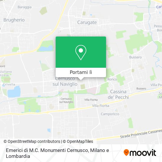 Mappa Emerici di M.C. Monumenti Cernusco