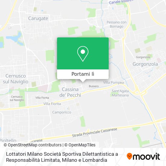 Mappa Lottatori Milano Società Sportiva Dilettantistica a Responsabilità Limitata