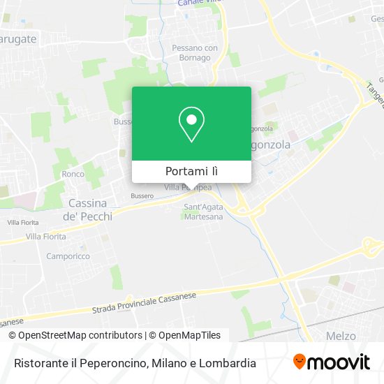 Mappa Ristorante il Peperoncino