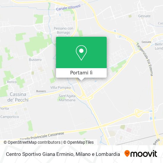 Mappa Centro Sportivo Giana Erminio