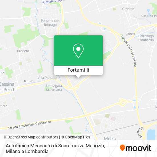 Mappa Autofficina Meccauto di Scaramuzza Maurizio