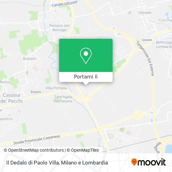 Mappa Il Dedalo di Paolo Villa