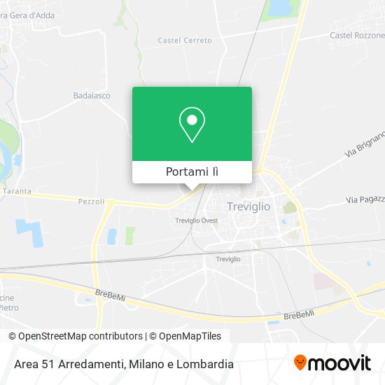 Mappa Area 51 Arredamenti
