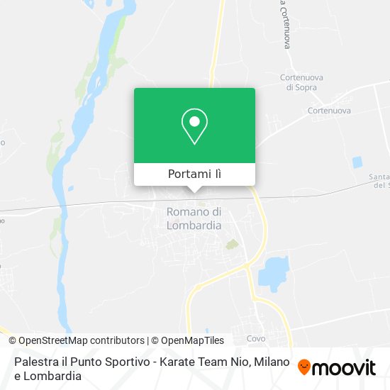 Mappa Palestra il Punto Sportivo - Karate Team Nio