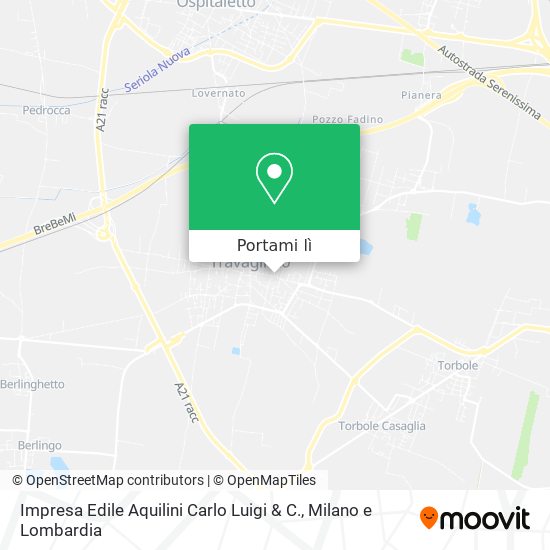 Mappa Impresa Edile Aquilini Carlo Luigi & C.