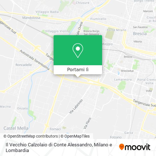 Mappa Il Vecchio Calzolaio di Conte Alessandro