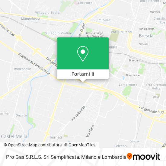 Mappa Pro Gas S.R.L.S. Srl Semplificata