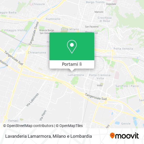 Mappa Lavanderia Lamarmora