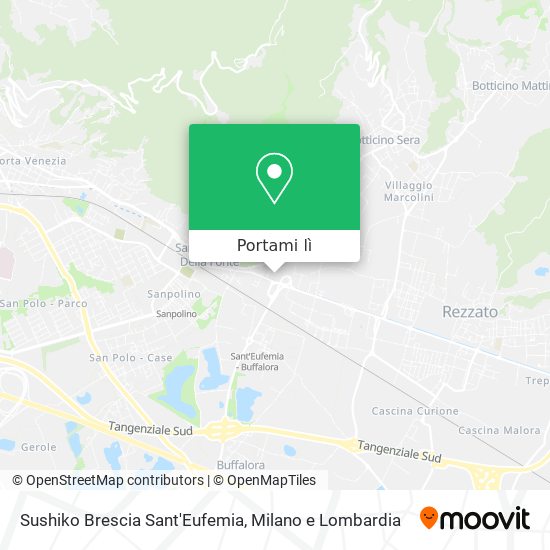 Mappa Sushiko Brescia Sant'Eufemia