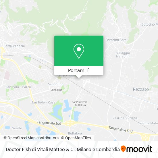 Mappa Doctor Fish di Vitali Matteo & C.