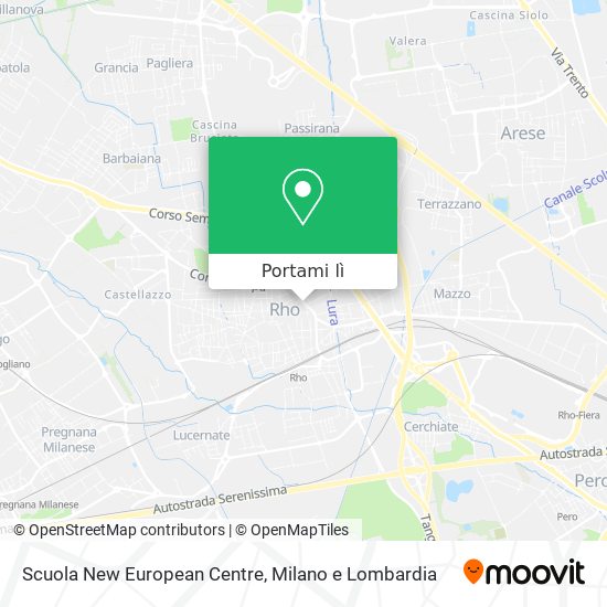 Mappa Scuola New European Centre