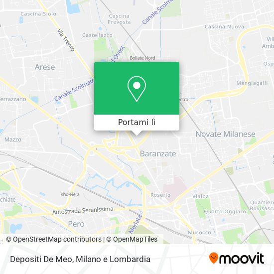 Mappa Depositi De Meo
