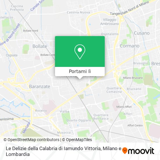 Mappa Le Delizie della Calabria di Iamundo Vittoria