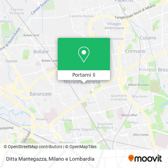 Mappa Ditta Mantegazza