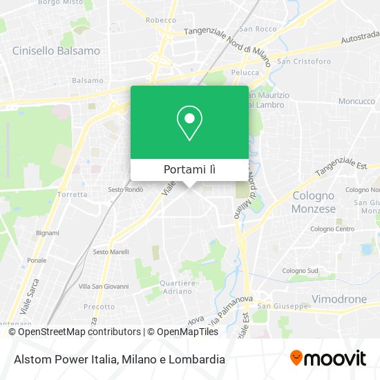 Mappa Alstom Power Italia