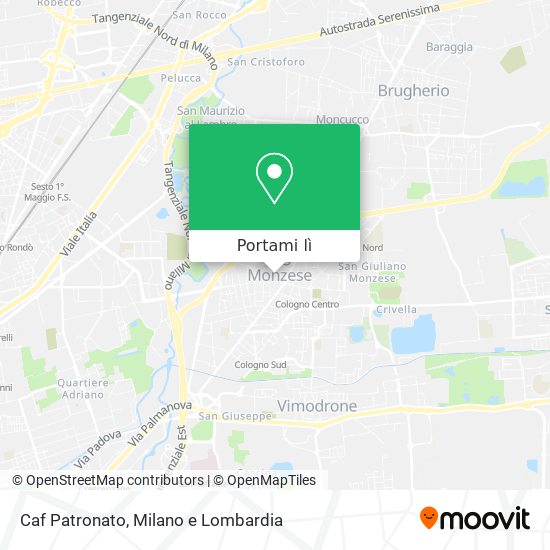 Mappa Caf Patronato