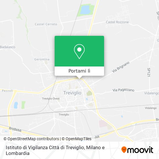 Mappa Istituto di Vigilanza Città di Treviglio