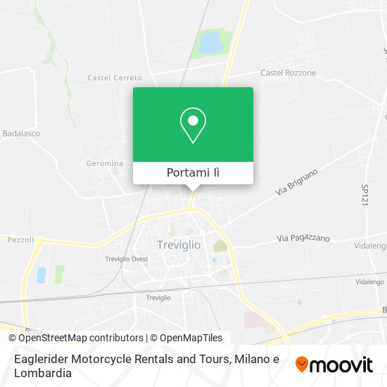 Mappa Eaglerider Motorcycle Rentals and Tours