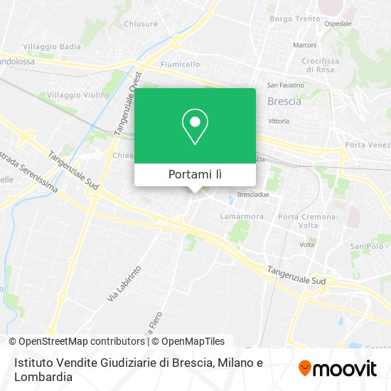 Mappa Istituto Vendite Giudiziarie di Brescia