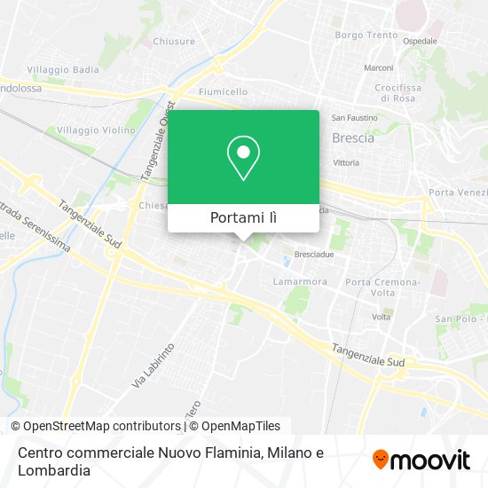 Mappa Centro commerciale Nuovo Flaminia