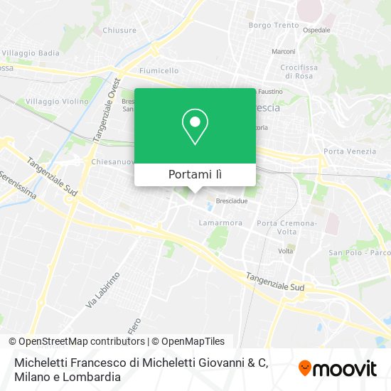 Mappa Micheletti Francesco di Micheletti Giovanni & C