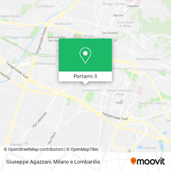 Mappa Giuseppe Agazzani