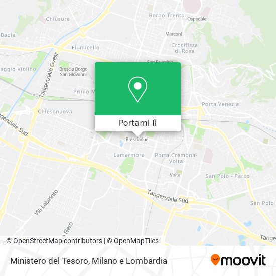 Mappa Ministero del Tesoro